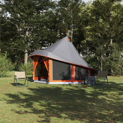 Tenda Tipi Grigio e arancione 404 x 370 x 270 cm taffetÃ 