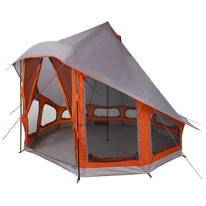 Tenda Tipi Grigio e arancione 404 x 370 x 270 cm taffetÃ 
