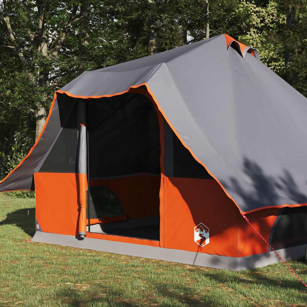Tenda Tipi Grigio e arancione 358 x 296 x 258 cm taffetÃ 