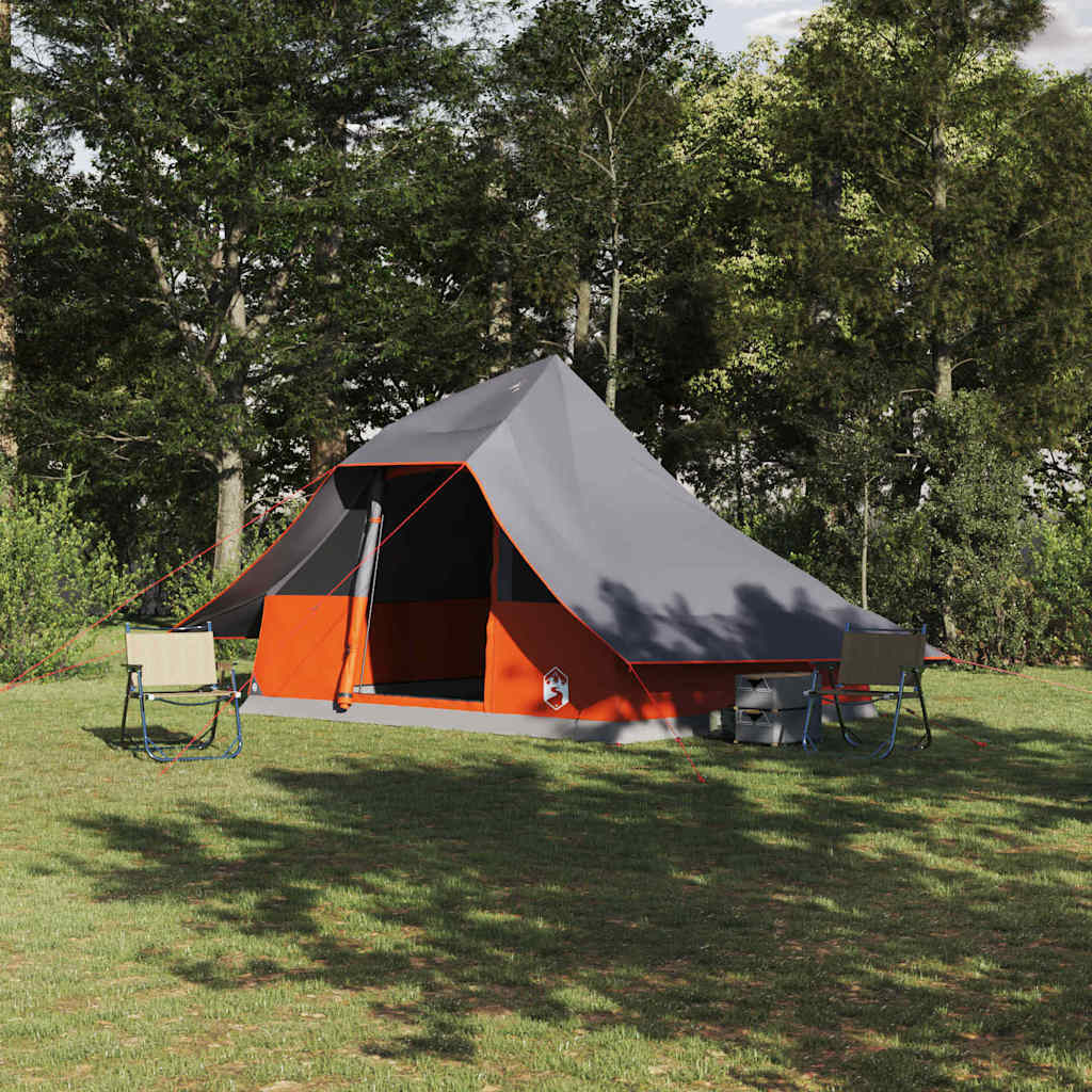 Tenda Tipi Grigio e arancione 364 x 281 x 257 cm taffetÃ 