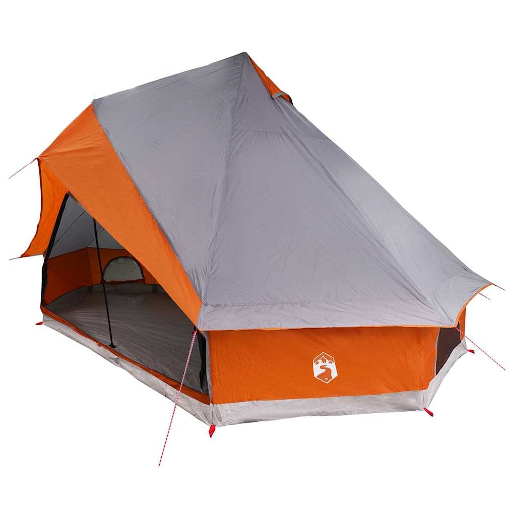 Tenda Tipi Grigio e arancione 400 x 346 x 250 cm taffetÃ 