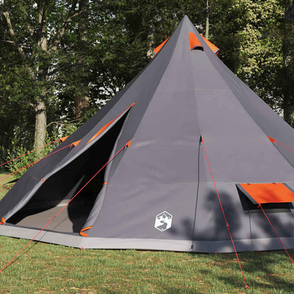 Tenda Tipi Grigio e arancione 560 x 560 x 300 cm taffetÃ 
