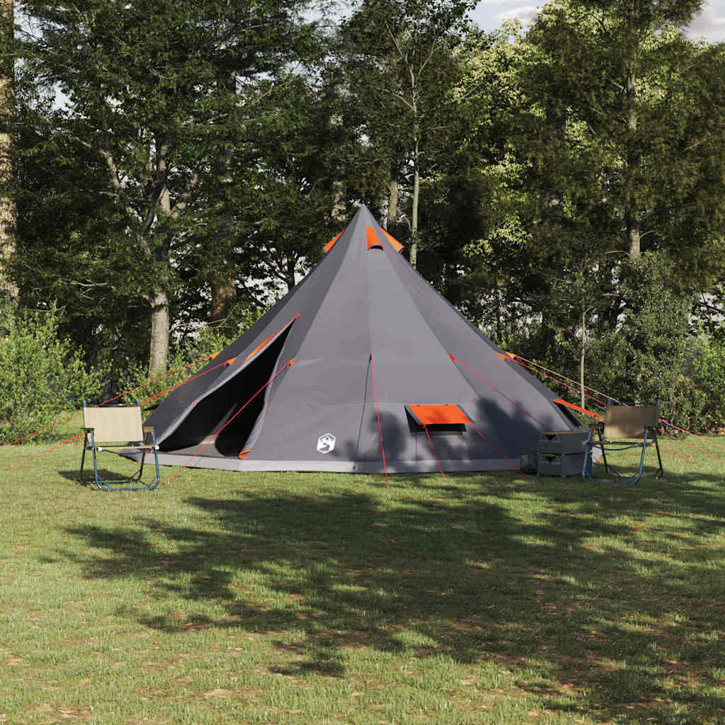 Tenda Tipi Grigio e arancione 560 x 560 x 300 cm taffetÃ 