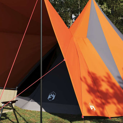 Tenda Tipi Grigio e arancione 510 x 690 x 330 cm taffetÃƒÂ 