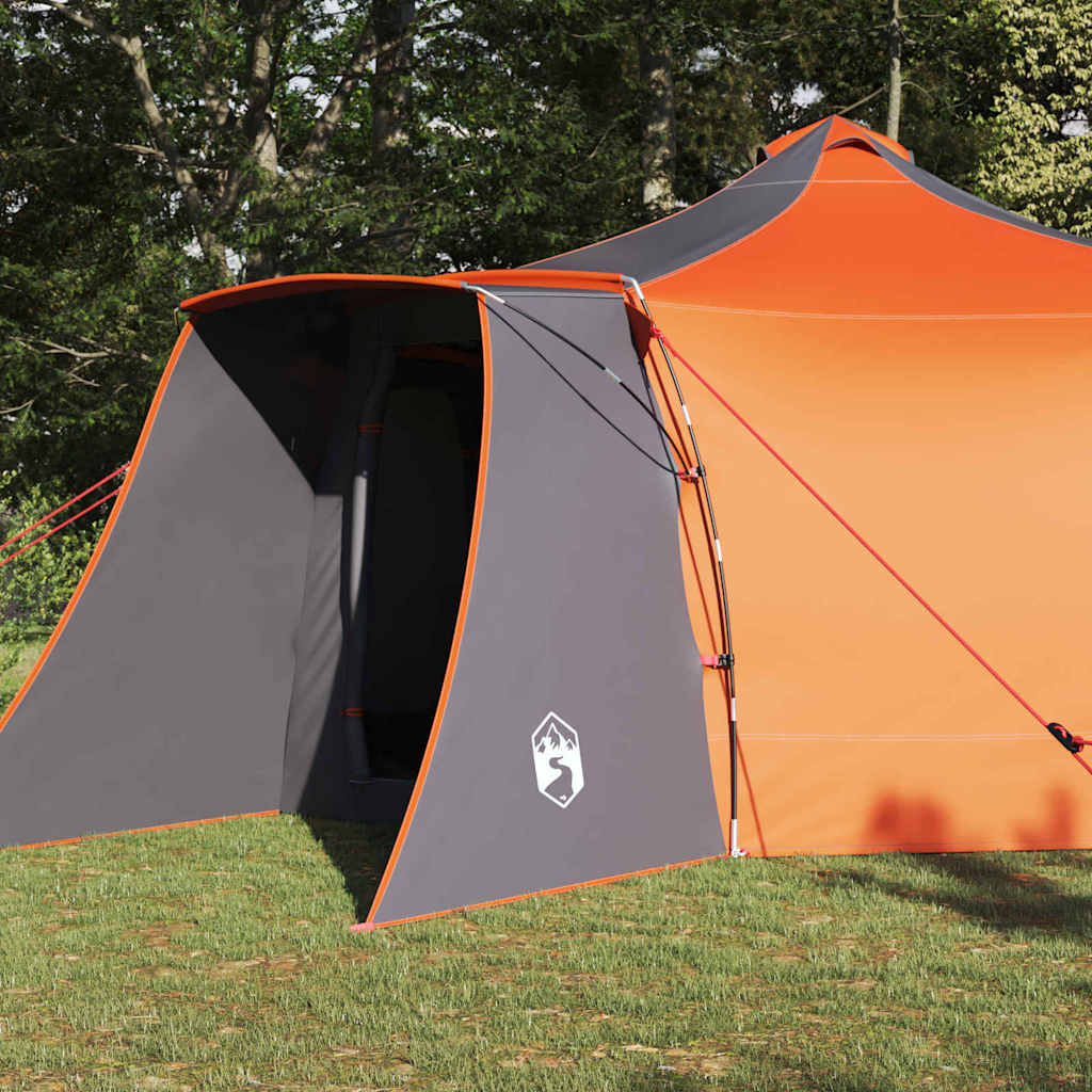 Tenda Tipi Grigio e arancione 492 x 492 x 275 cm taffetÃƒÂ 