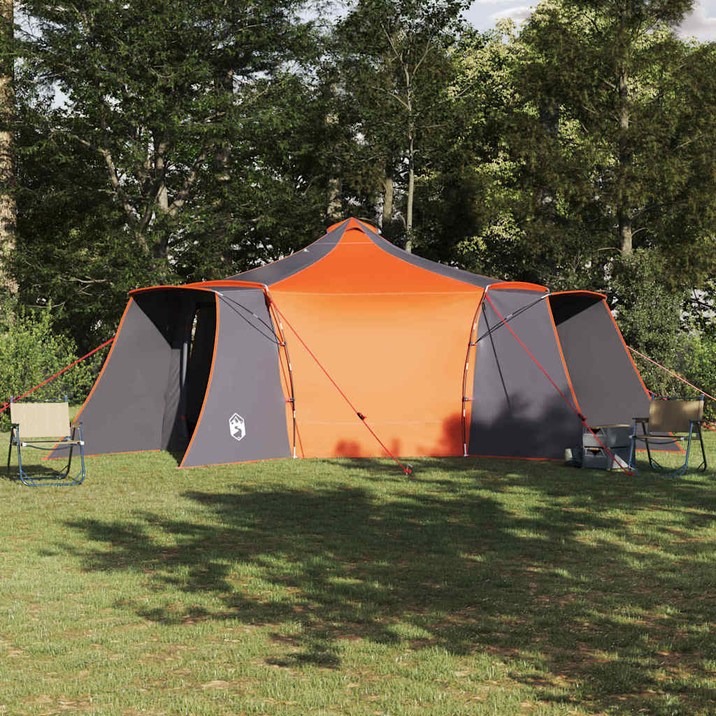 Tenda Tipi Grigio e arancione 492 x 492 x 275 cm taffetÃƒÂ 