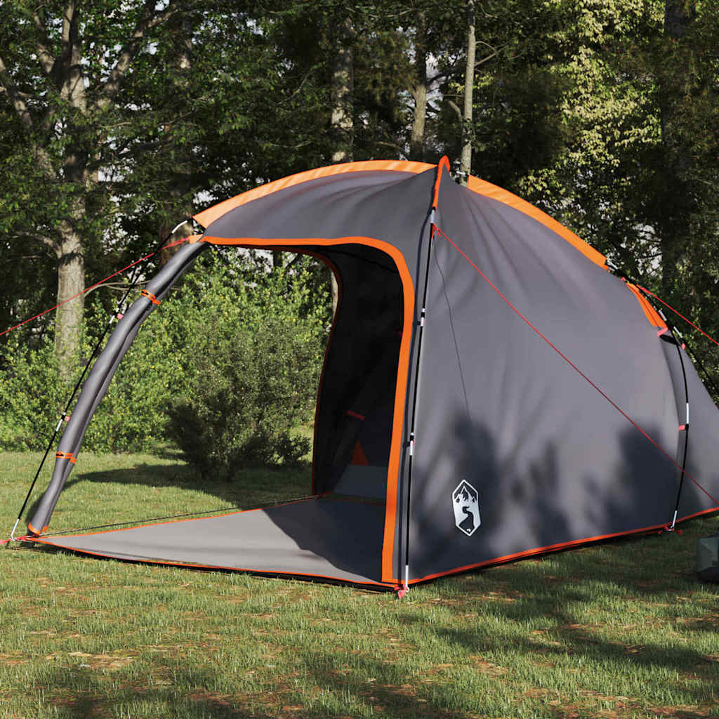Tenda Capanna Grigio e arancione 370 x 230 x 185 cm taffetÃ 