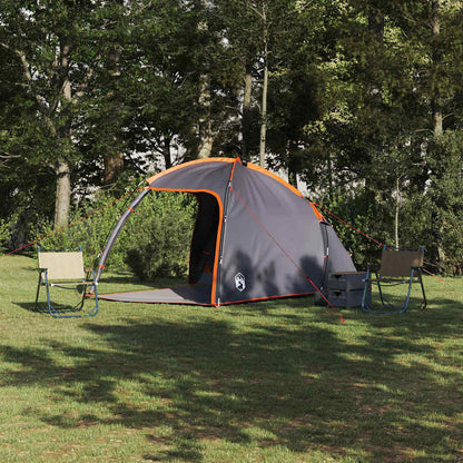 Tenda Capanna Grigio e arancione 370 x 230 x 185 cm taffetÃ 