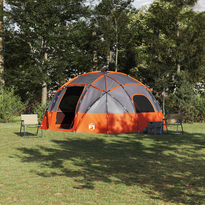 Tenda a Cupola Grigio e arancione 475 x 475 x 235 cm taffetÃƒÂ 
