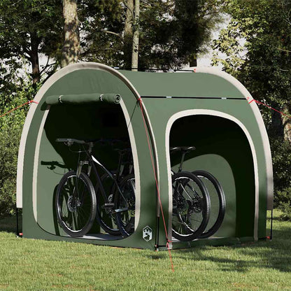 Tenda porta biciclette con tetto Verde 218 x 156 x 180 cm