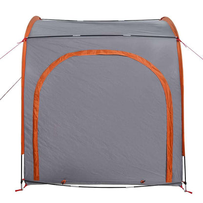 Tenda porta biciclette Grigio e arancione 218 x 156 x 180 cm