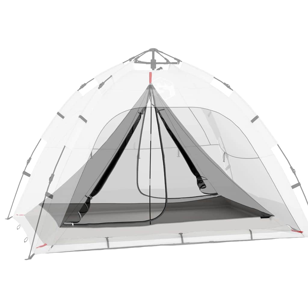 Tenda interna con tetto Nero 240 x 160 x 133 cm a rete