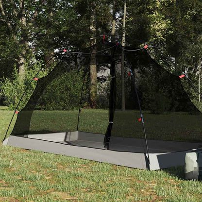 Tenda con tetto Grigio e Nero 236 x 150 x 136 cm