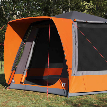 Tenda da campeggio Grigio e arancione 420 x 420 x 227 cm