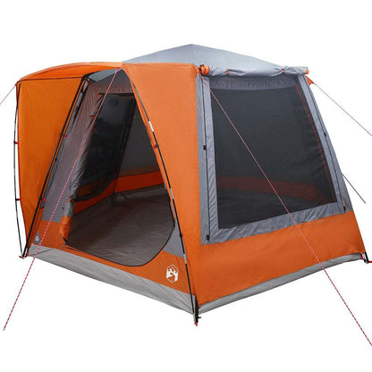 Tenda da campeggio Grigio e arancione 420 x 420 x 227 cm