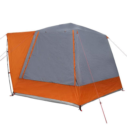 Tenda da campeggio Grigio e arancione 420 x 420 x 227 cm
