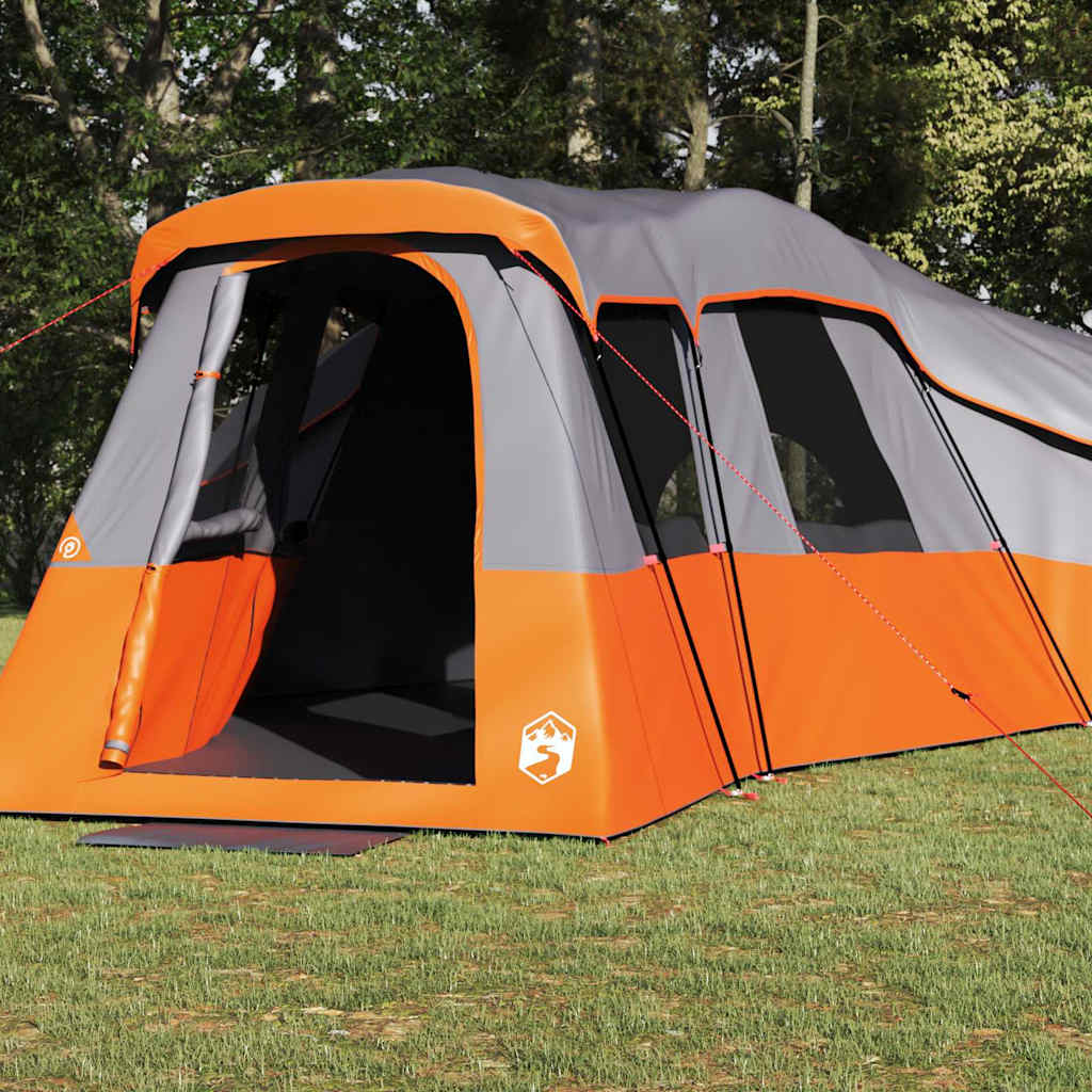 Tenda Familiare Grigio e arancione 762 x 655 x 218 cm taffetÃƒÂ 