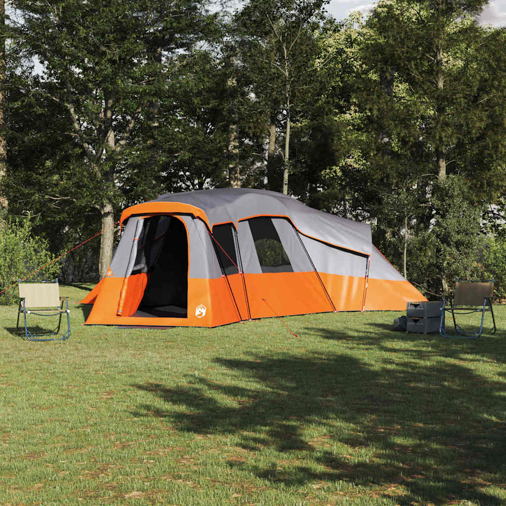 Tenda Familiare Grigio e arancione 762 x 655 x 218 cm taffetÃƒÂ 