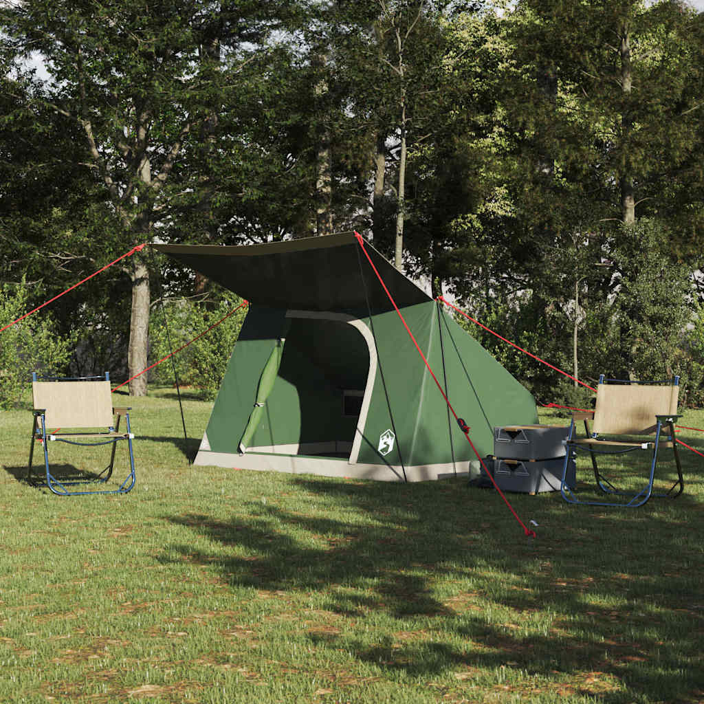 Tenda da campeggio con tetto Verde 282 x 225 x 154 cm taffetÃ 