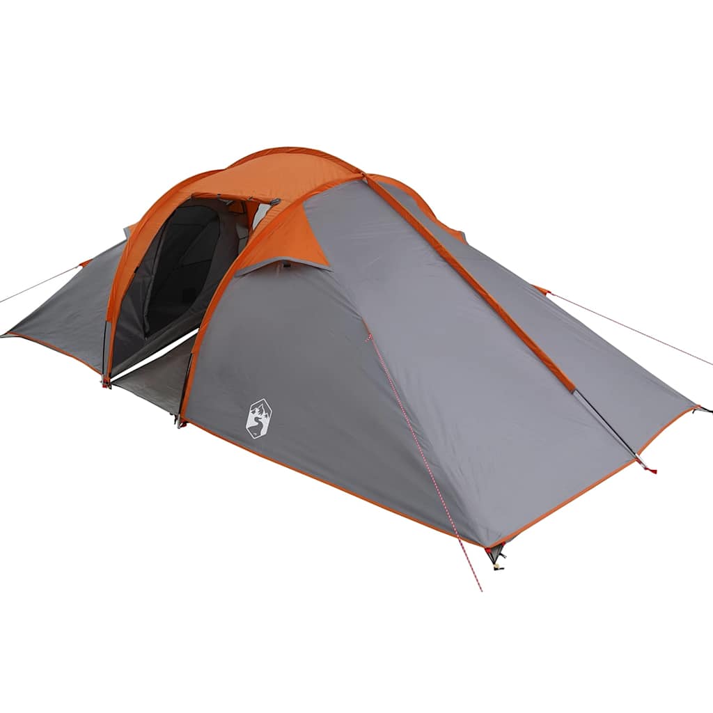 Tenda tunnel Grigio e arancione 510 x 240 x 156 cm taffetÃ 