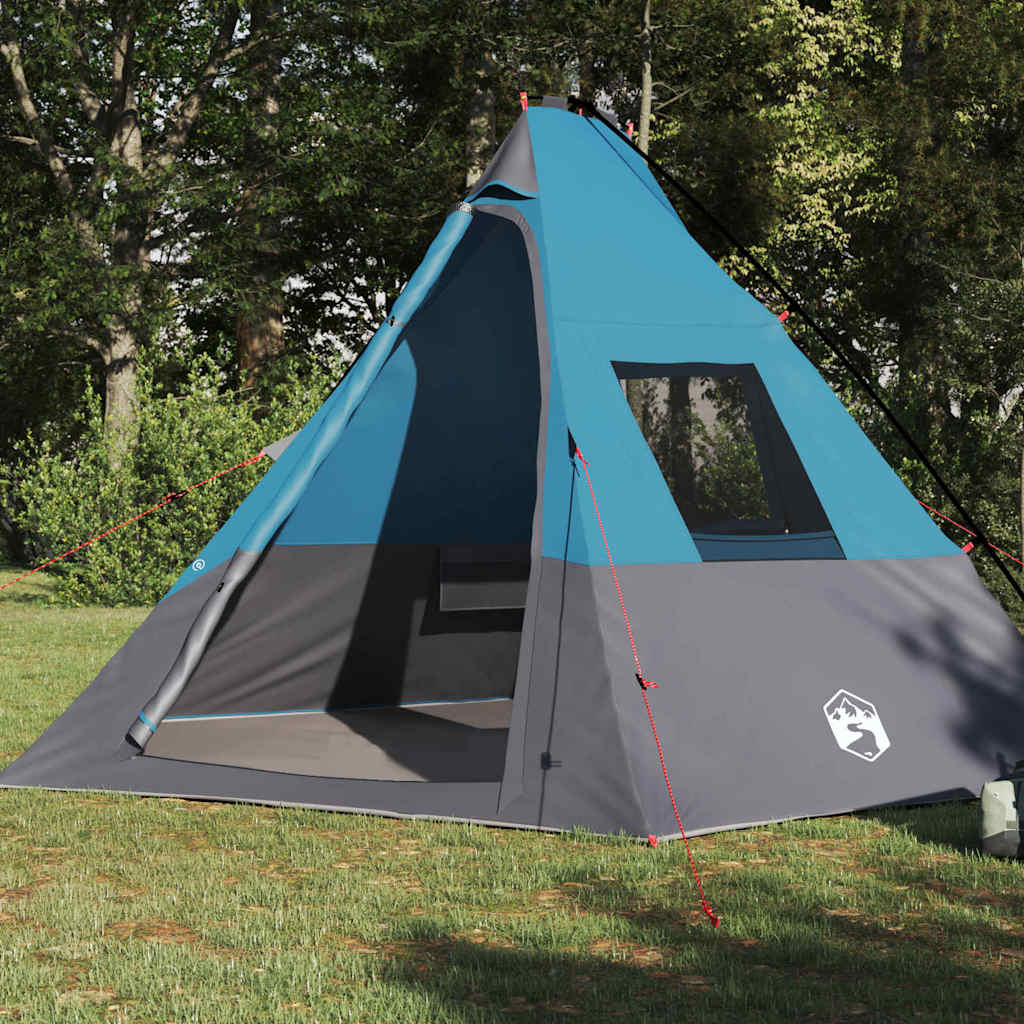 Tenda Tipi con tetto Blu 383 x 338 x 217 cm taffetÃ 