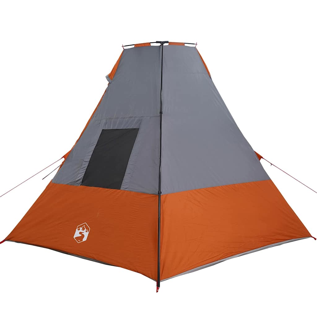 Tenda Tipi Grigio e arancione 383 x 338 x 217 cm taffetÃ 