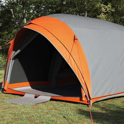 Tenda tunnel Grigio e arancione 410 x 285 x 198 cm taffetÃƒÂ 