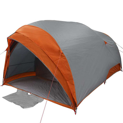 Tenda tunnel Grigio e arancione 410 x 285 x 198 cm taffetÃƒÂ 