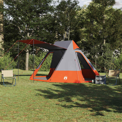 Tenda da campeggio Grigio e arancione 482 x 360 x 227 cm