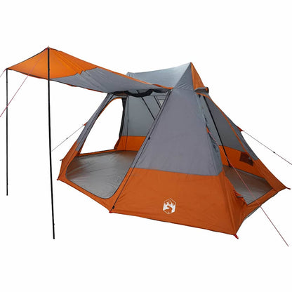 Tenda da campeggio Grigio e arancione 482 x 360 x 227 cm