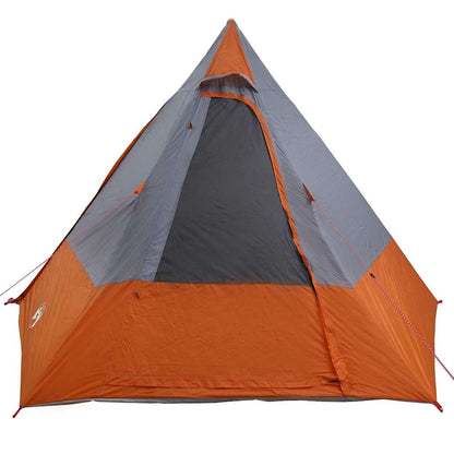 Tenda da campeggio Grigio e arancione 482 x 360 x 227 cm