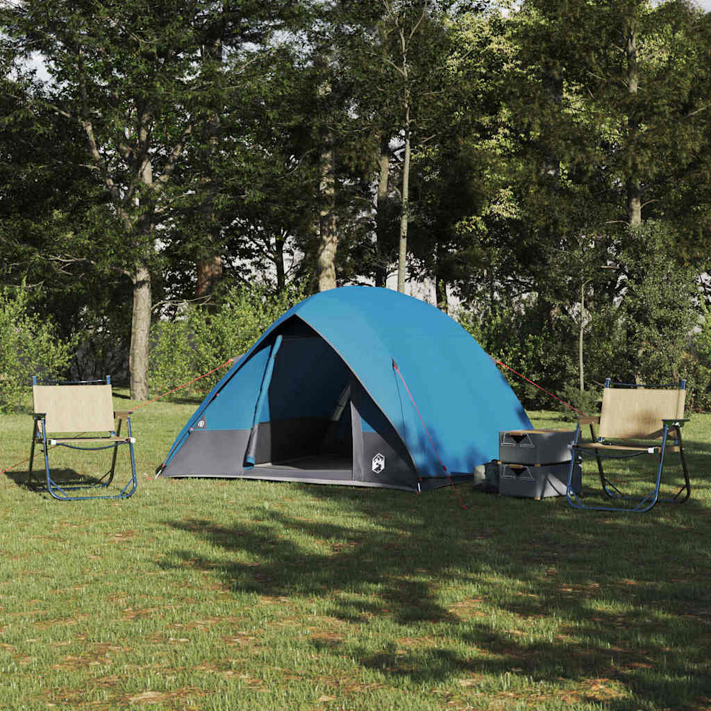 Tenda da campeggio con tetto Blu 275 x 230 x 140 cm taffetÃ 