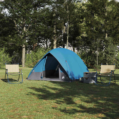 Tenda da campeggio con tetto Blu 275 x 230 x 140 cm taffetÃ 