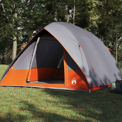 Tenda da campeggio Grigio e arancione 275 x 230 x 140 cm