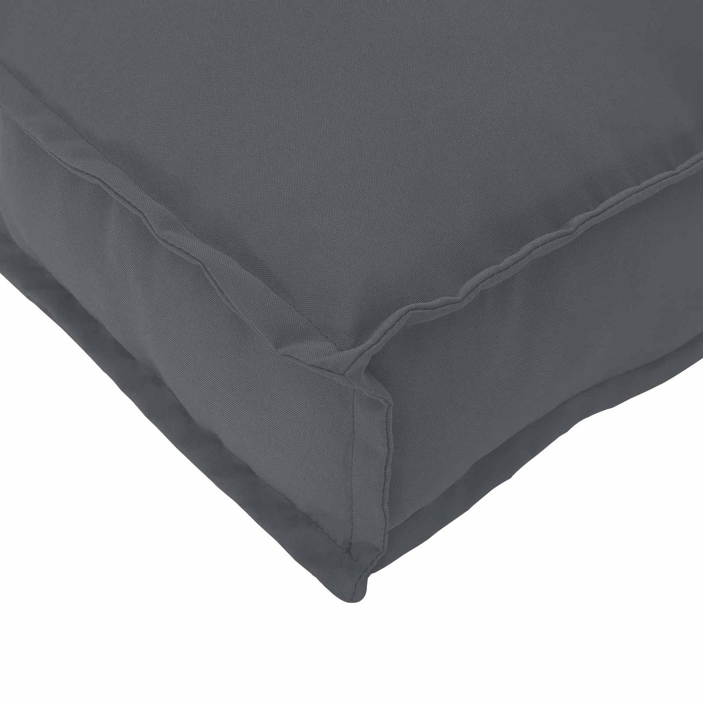 Set di Cuscini per Pallet 2 pcs Antracite Tessuto Oxford