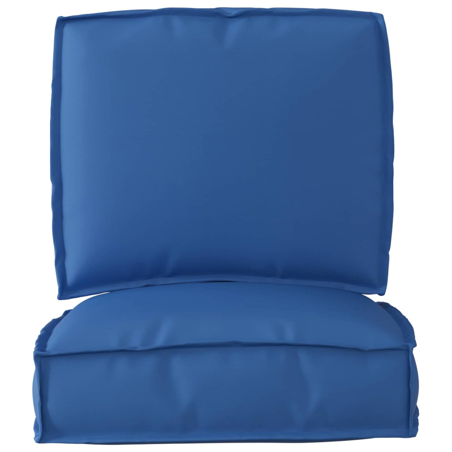 Set di Cuscini per Pallet 2 pcs Blu Reale Tessuto Oxford