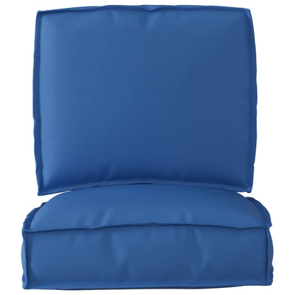 Set di Cuscini per Pallet 2 pcs Blu Reale Tessuto Oxford