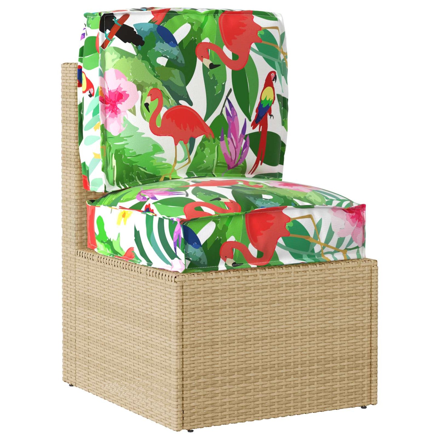 Set di Cuscini per Pallet Floreale 2 pcs Giungla Tropicale