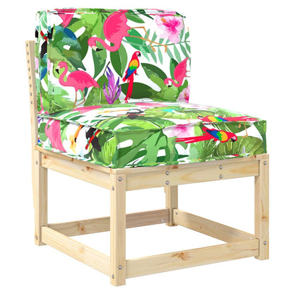 Set di Cuscini per Pallet Floreale 2 pcs Giungla Tropicale