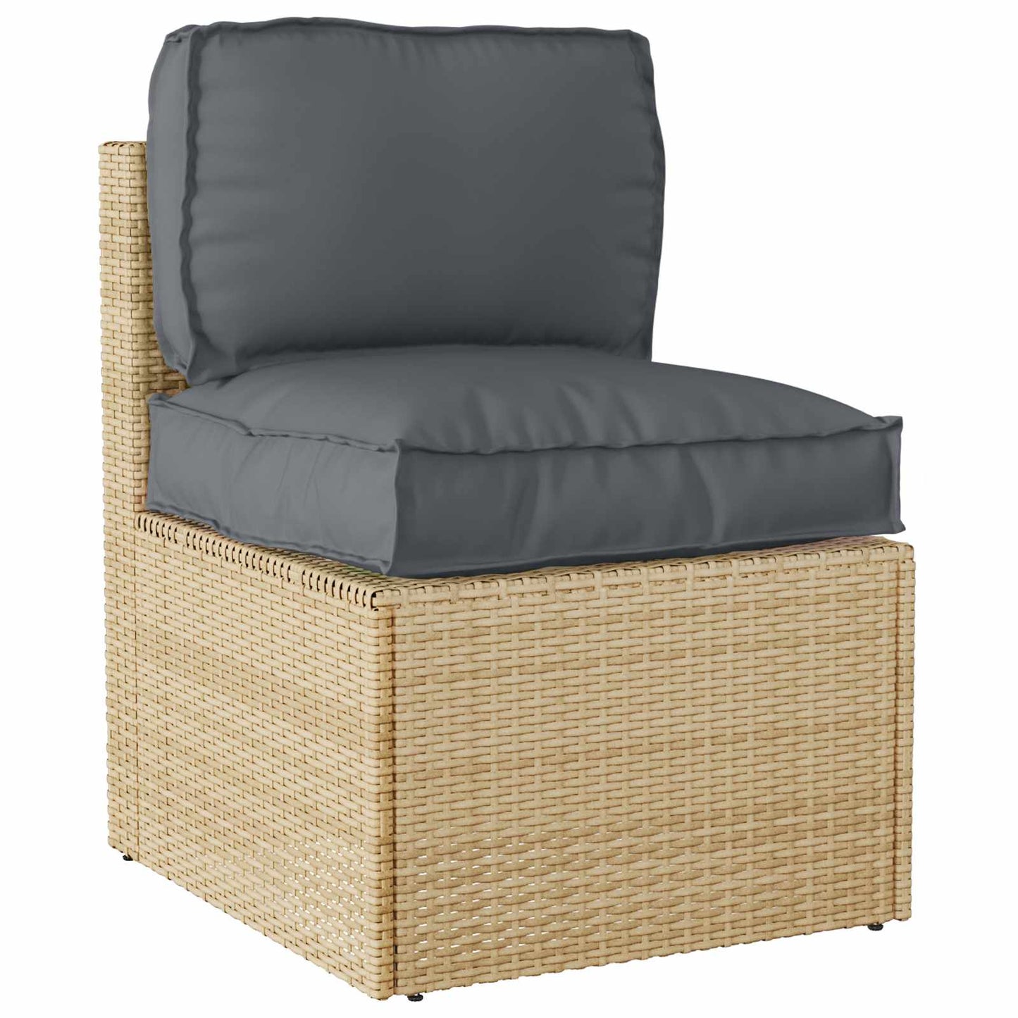 Set di Cuscini per Pallet 2 pcs Antracite Tessuto Oxford