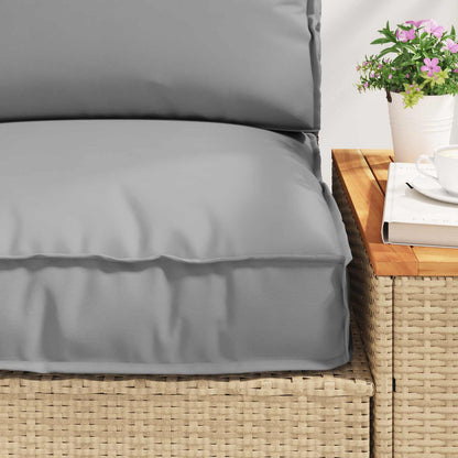 Set di Cuscini per Pallet 2 pcs Grigio Tessuto Oxford