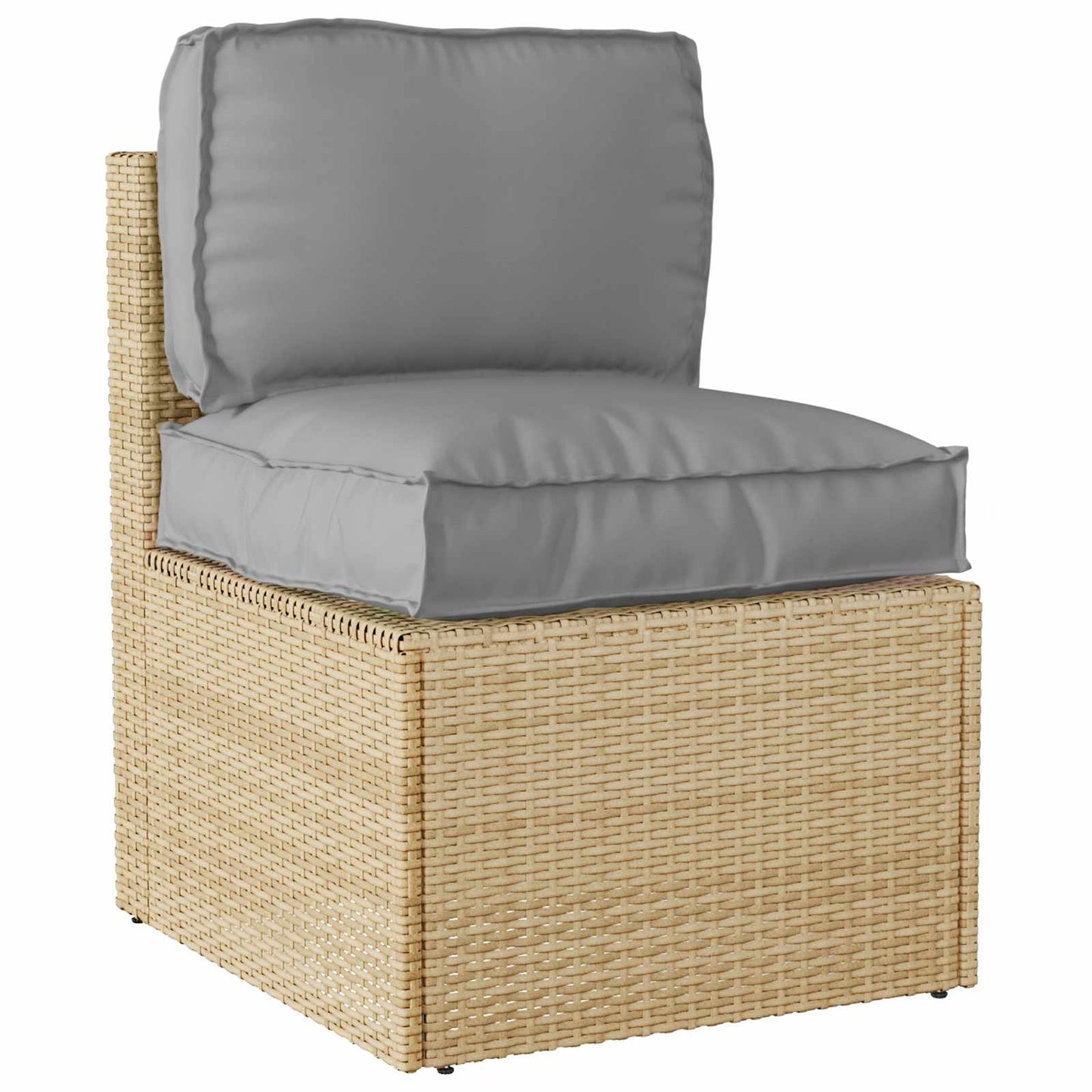 Set di Cuscini per Pallet 2 pcs Grigio Tessuto Oxford