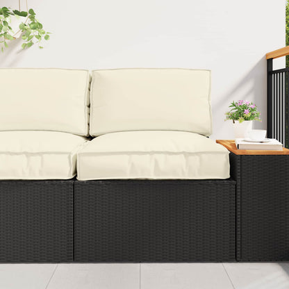 Set di Cuscini per Pallet 2 pcs Crema Tessuto Oxford