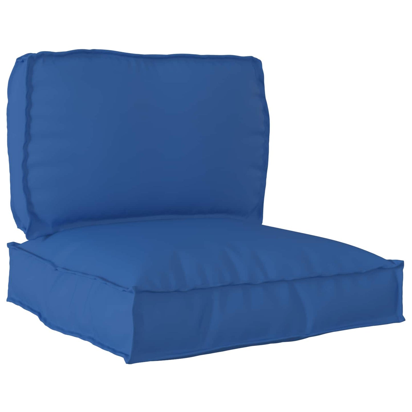 Set di Cuscini per Pallet 2 pcs Blu Reale Tessuto Oxford