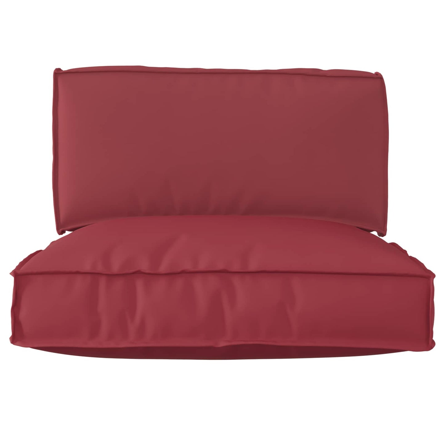 Set di Cuscini per Pallet 2 pcs Antracite Tessuto Oxford