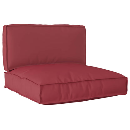 Set di Cuscini per Pallet 2 pcs Crema Tessuto Oxford