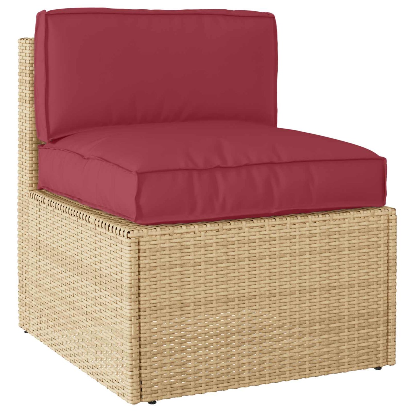 Set di Cuscini per Pallet 2 pcs Crema Tessuto Oxford