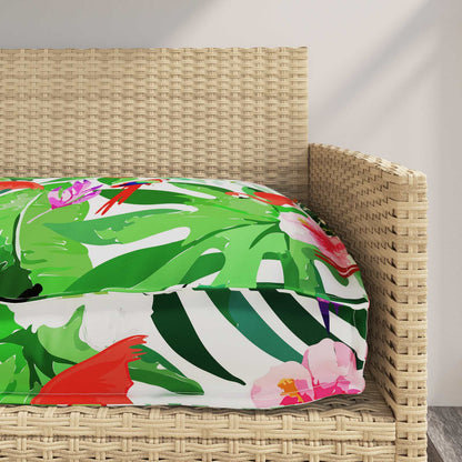 Set di Cuscini per Pallet Floreale 2 pcs Giungla Tropicale