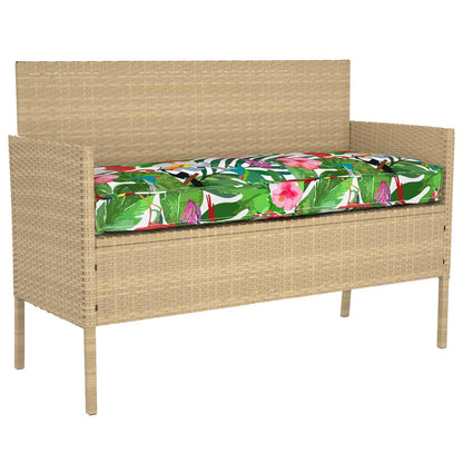 Set di Cuscini per Pallet Floreale 2 pcs Giungla Tropicale