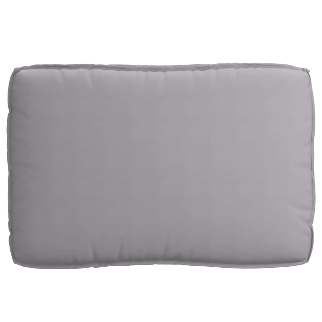 Set di Cuscini per Pallet 2 pcs Grigio Tessuto Oxford